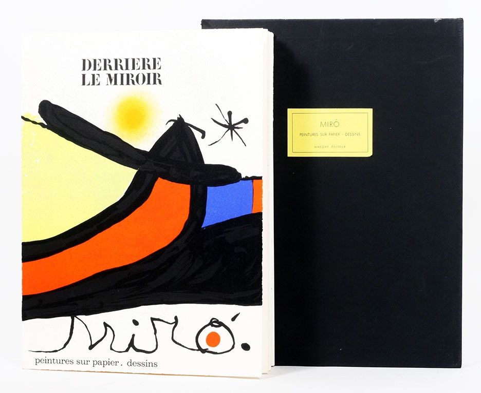 Libro Ilustrado Miró - Derriére le Miroir 193/194. Peintures Sur Papier, Dessins