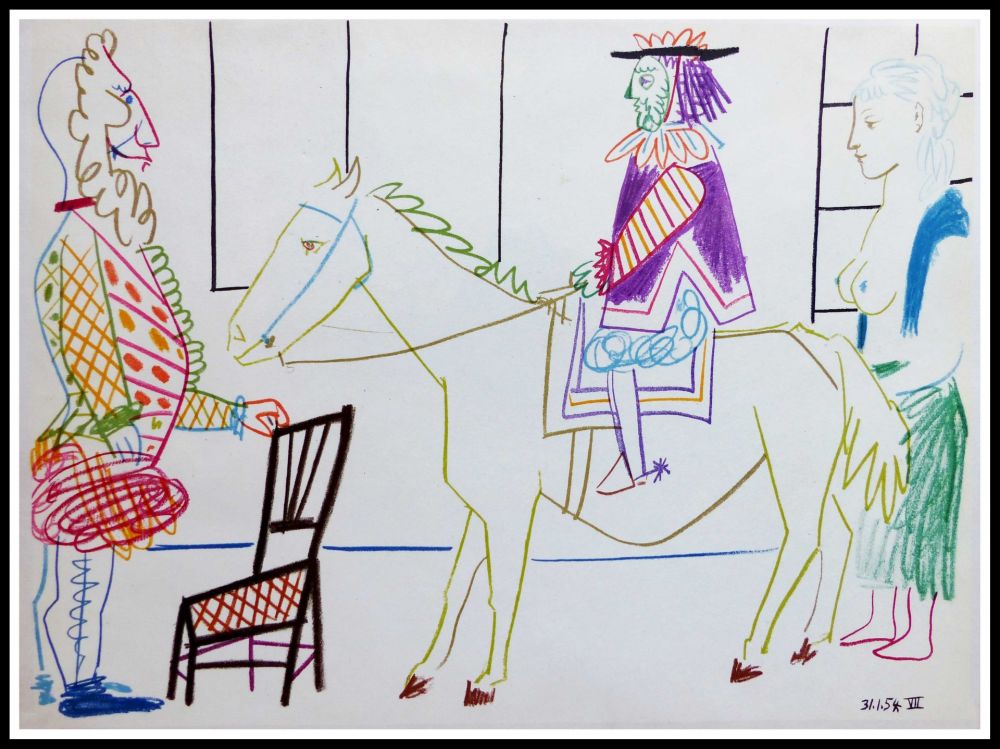 Litografía Picasso (After) - DESSINS DE VALLAURIS V