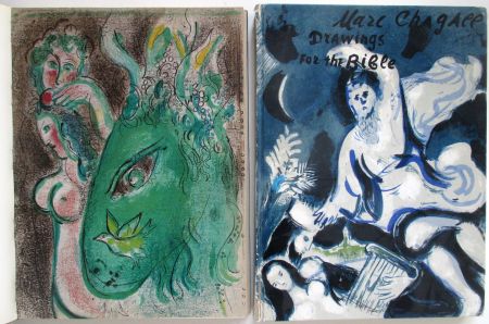 Litografía Chagall - Dessins pour la Bible
