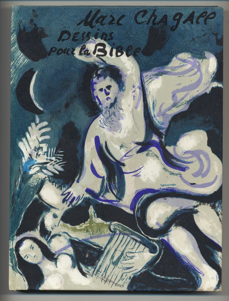 Libro Ilustrado Chagall - DESSINS POUR LA BIBLE. 47 LITHOGRAPIES ORIGINALES. Verve. Vol.X, Nos 37/38 (1960).