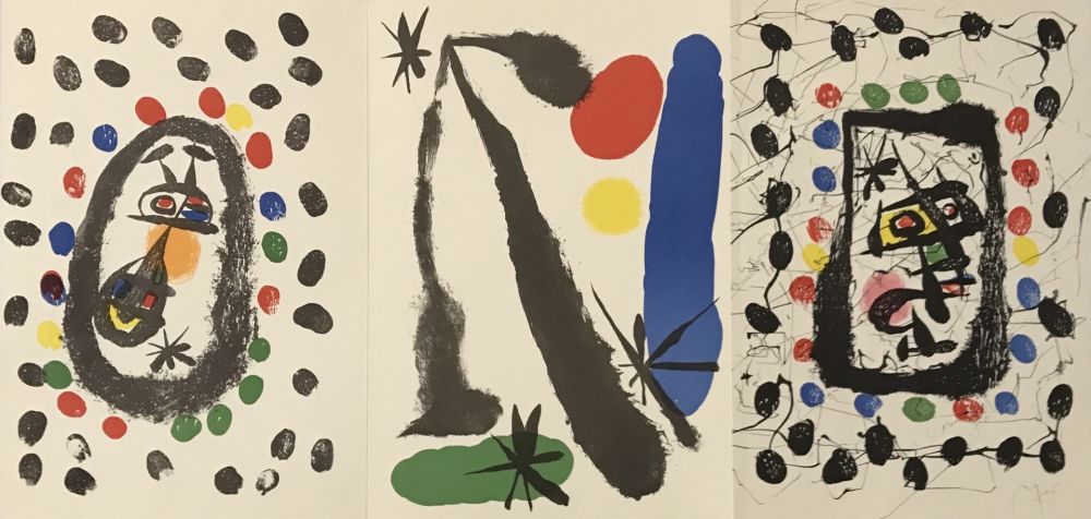 Litografía Miró - Dibujos y Litografias From Papeles de Son Armadans in the Collection of Juan de Juanes