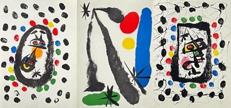 Litografía Miró - Dibujos y Litografias From Papeles de Son Armadans in the Collection of Juan de Juanes 