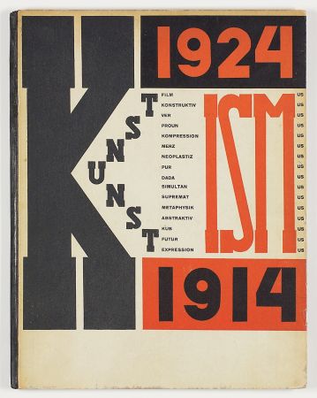 Libro Ilustrado El Lissitzky - Die Kunstismen / Les Ismes de l'Art / The Isms of Art