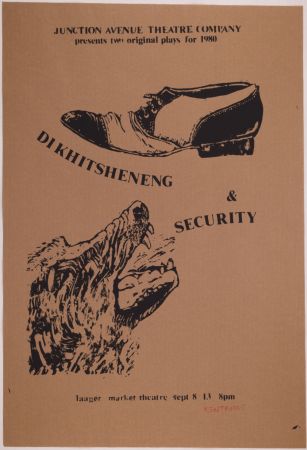 Serigrafía Kentridge - Dikhitsheneng & Security