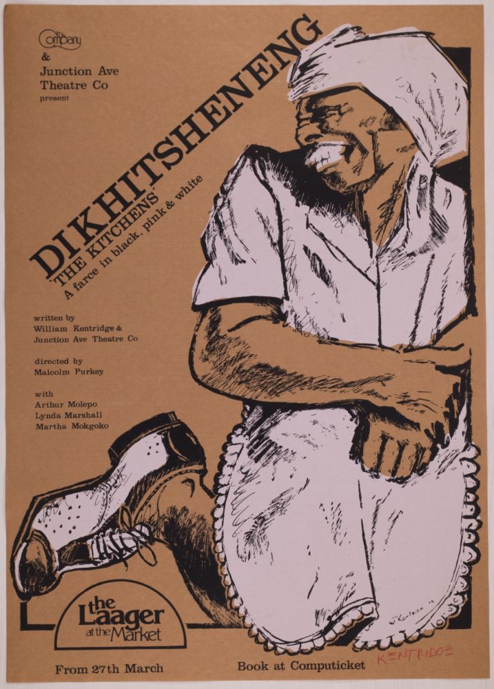 Serigrafía Kentridge - Dikhitsheneng (The Kitchens)