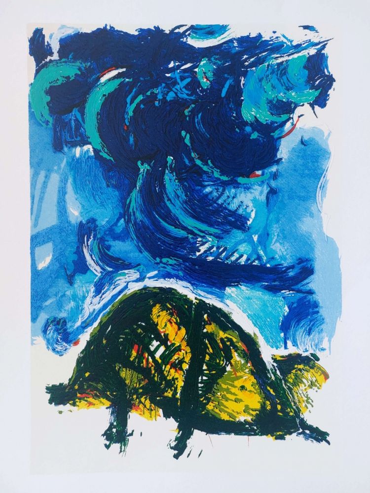Serigrafía Schifano - Dinosauro 