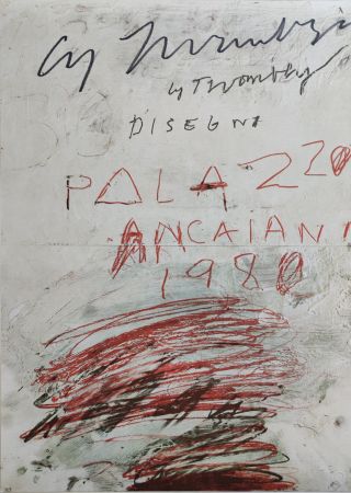 Offset Twombly - Disegni Palazzo Ancaiani 1980