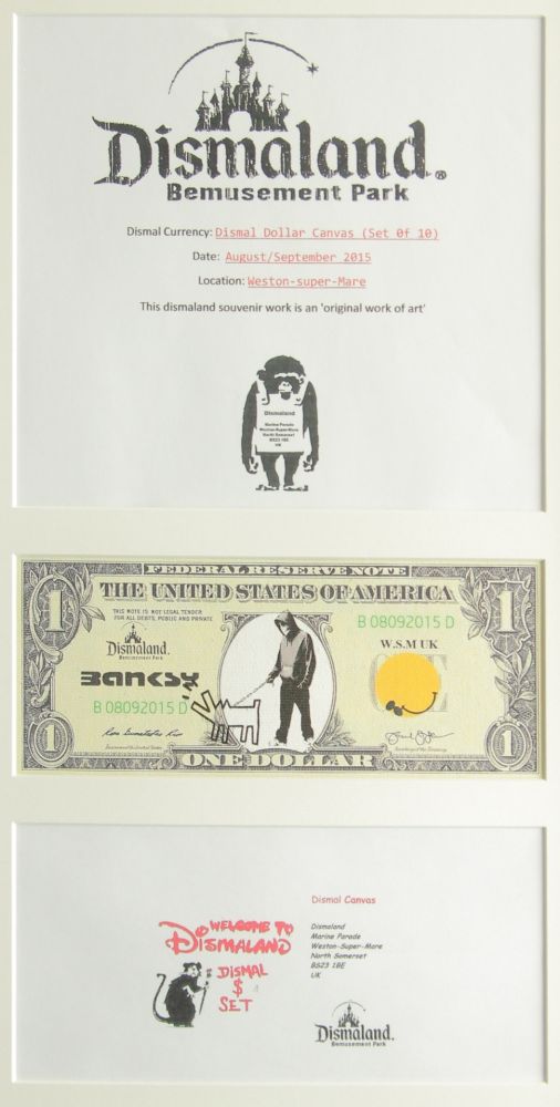 Serigrafía Banksy - DISMAL DOLLAR