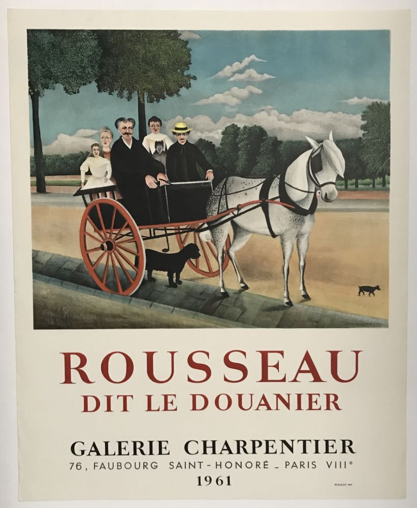Litografía Rousseau - Dit le Douanier