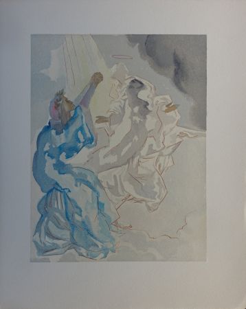 Grabado En Madera Dali - Divine Comédie, Paradis 5, Nouvel aspect de Béatrice