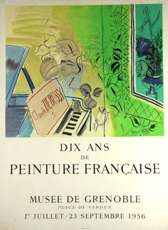 Litografía Dufy - Dix Ans de Peinture Française  Musée de Granoble