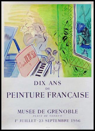 Litografía Dufy - DIX ANS DE PEINTURES FRANCAISES MUSEE DE GRENOBLE