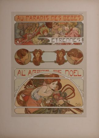 Litografía Mucha - Documents Décoratifs, 1902