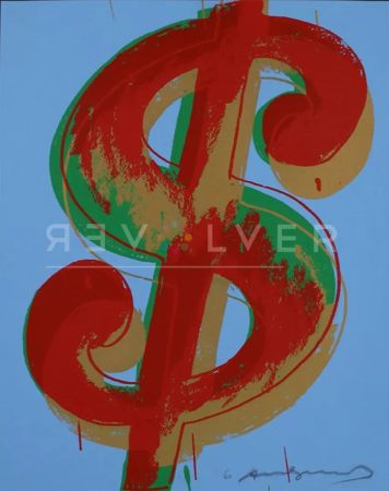 Serigrafía Warhol - Dollar Sign 277