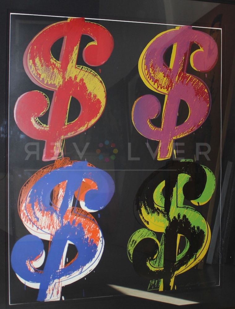 Serigrafía Warhol - Dollar Sign, 4 (FS II.282)