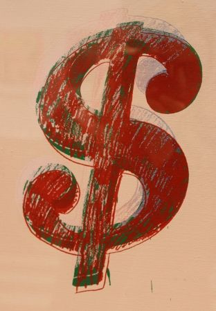 Múltiple Warhol - Dollar Sign by Andy Warhol