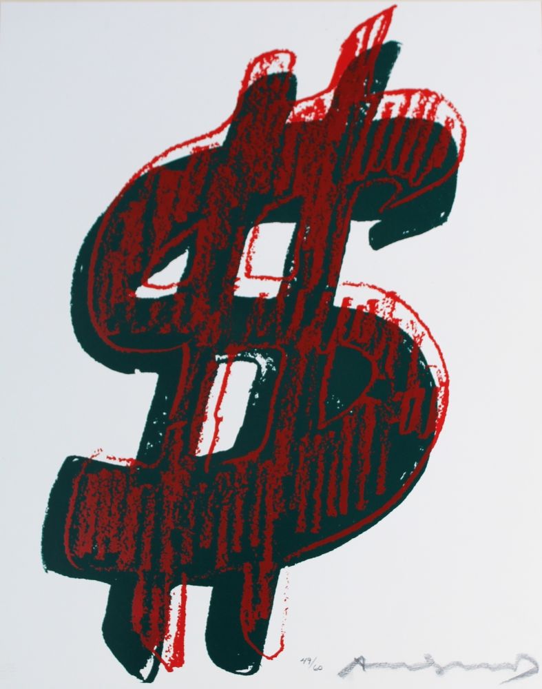 Serigrafía Warhol - Dollar Sign (FS II.278)
