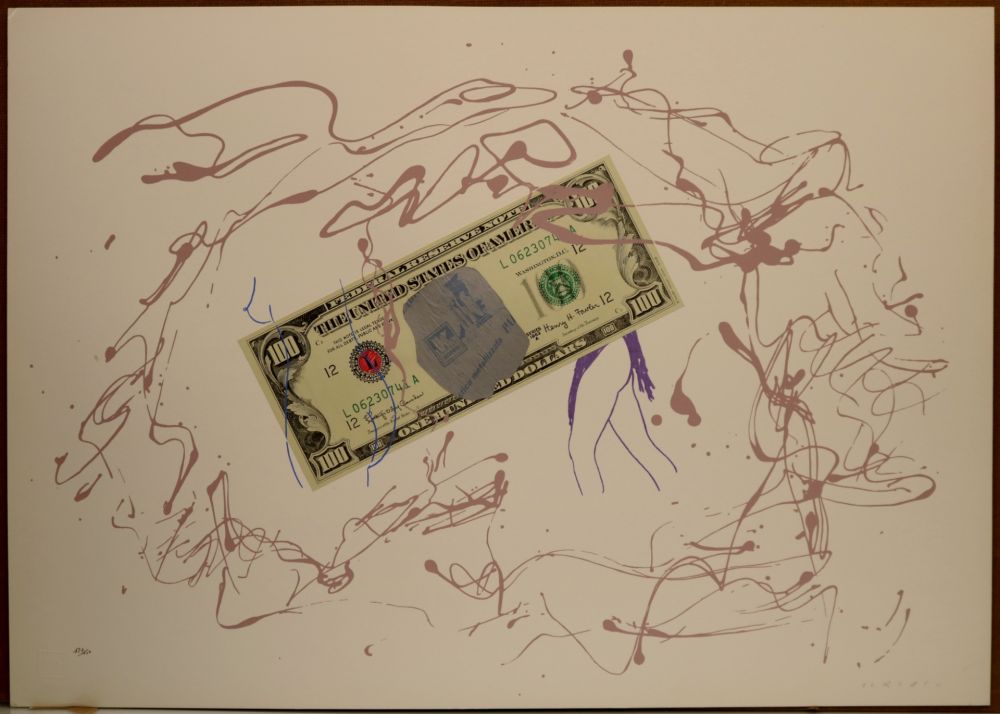 Litografía Turcato - Dollaro