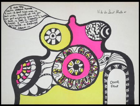 Serigrafía De Saint Phalle - Door Deur, 1969