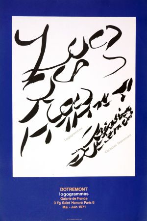 Litografía Dotremont - Dotremont, logogrammes, 1971
