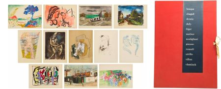 Pochoir Chagall - Douze Contemporains 1959 12 artists