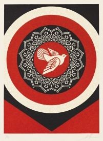 Relieve Fairey -  Dove Target Red