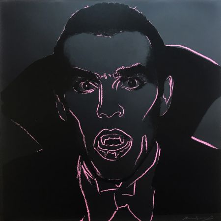 Serigrafía Warhol - Dracula II.264 from the Myths portfolio