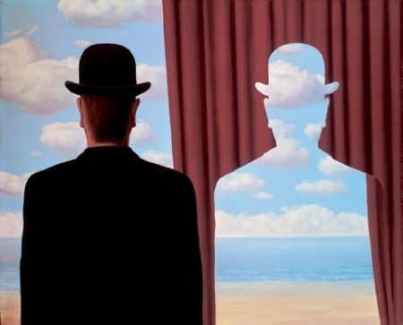 Litografía Magritte - Décalcomanie