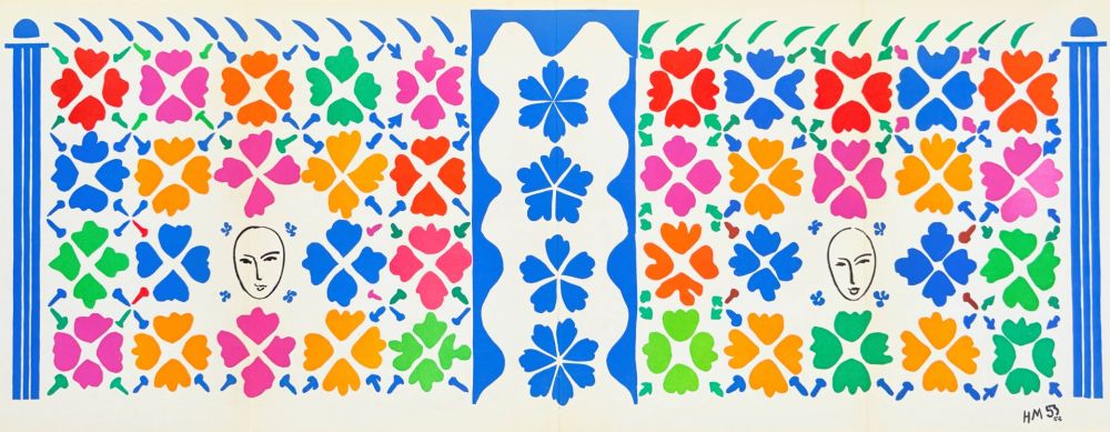 Litografía Matisse - Décoration - Masques
