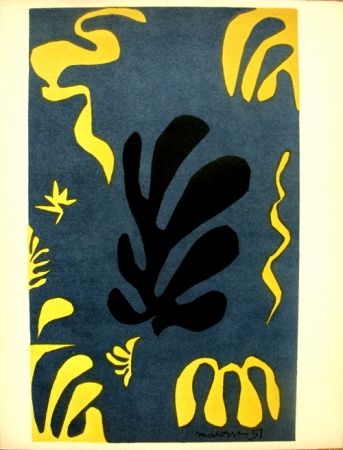 Litografía Matisse - Découpages pour le XX e  Siecle