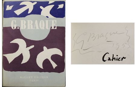 Sin Técnico Braque - Dédicace / dessin pour Cahier de Georges Braque 1917-1947
