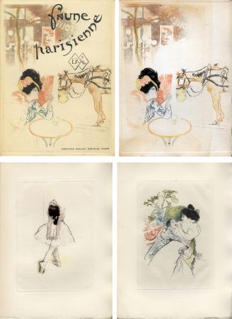 Libro Ilustrado Legrand - E. Ramiro : FAUNE PARISIENNE. La suite des gravures signées par Louis Legrand (1901)