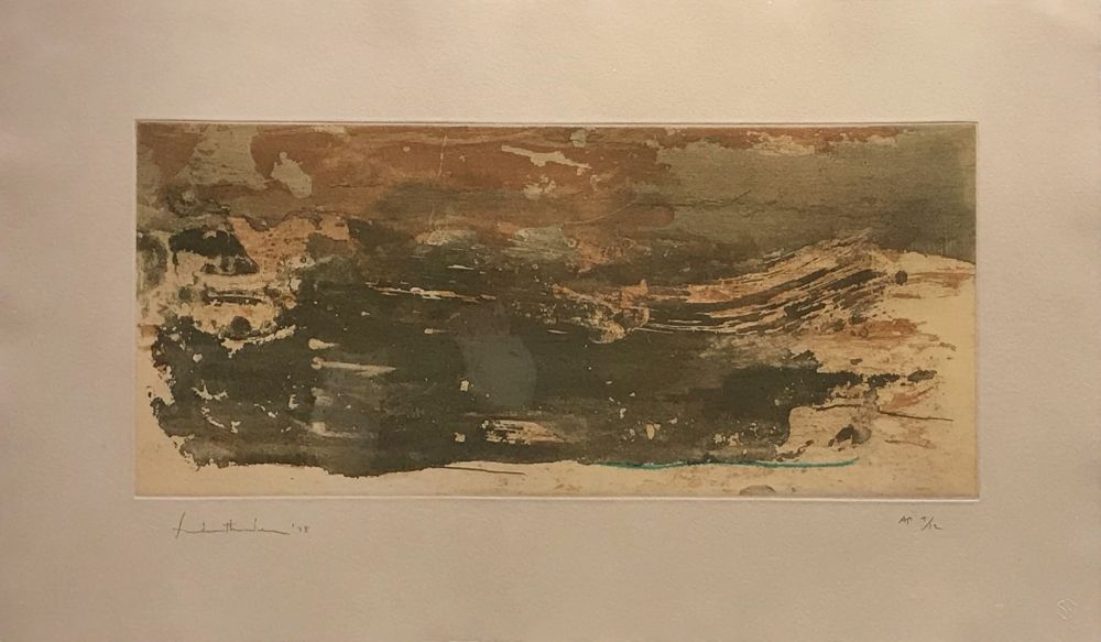 Grabado Frankenthaler - Earth Slice