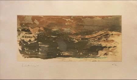 Grabado Frankenthaler - Earth Slice