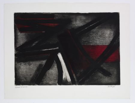 Aguafuerte Soulages - Eau Forte 2