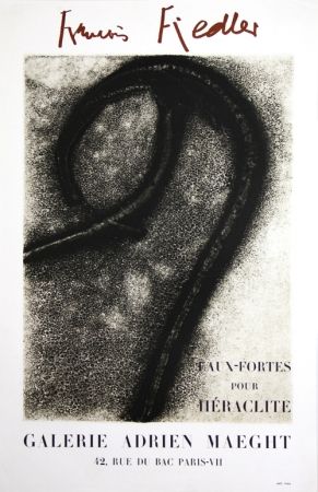 Litografía Fiedler - Eaux Fortes pour Héraclite Galerie Maeght