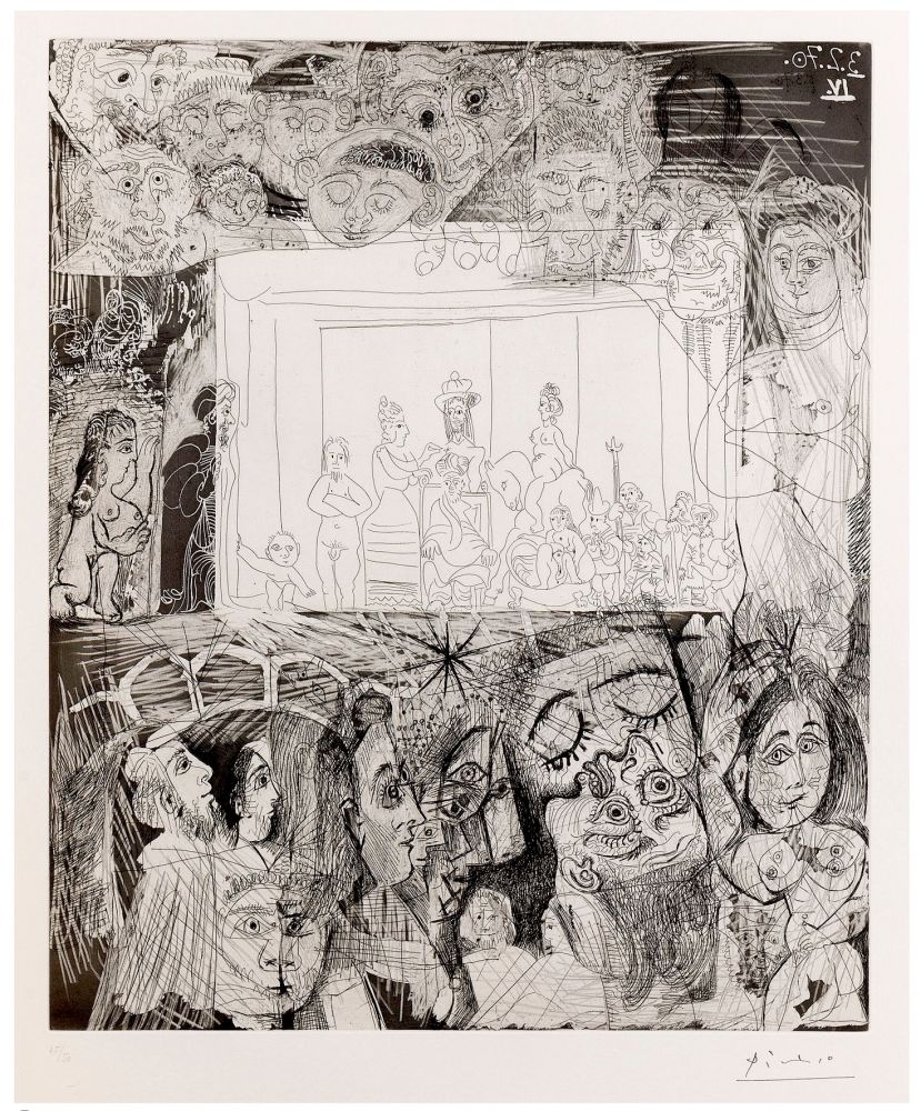 Grabado Picasso -  Ecce Homo, d'Après 
