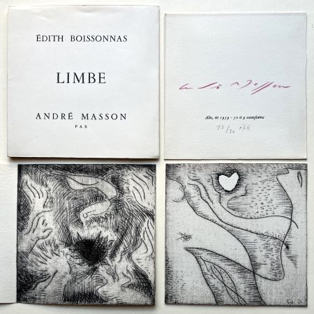 Libro Ilustrado Masson - Edith Boissonnas : LIMBE. Avec 2 gravures originales (PAB 1959)