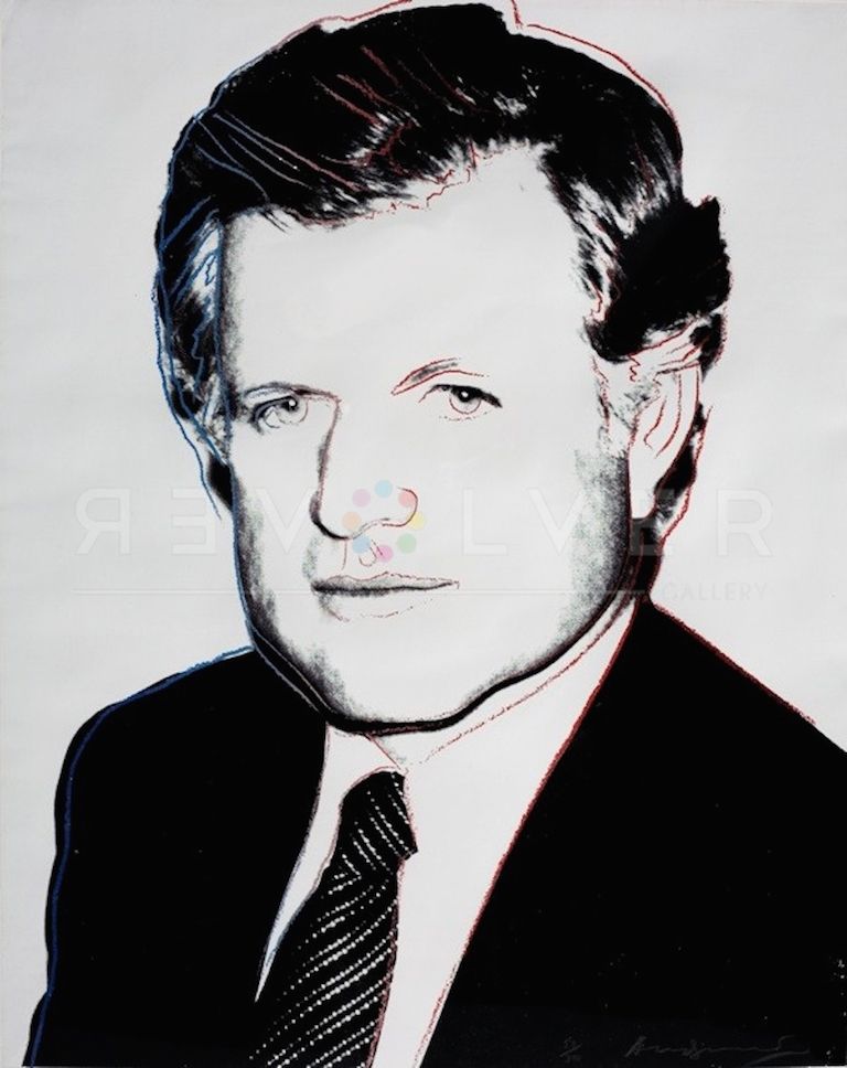 Serigrafía Warhol - Edward Kennedy 