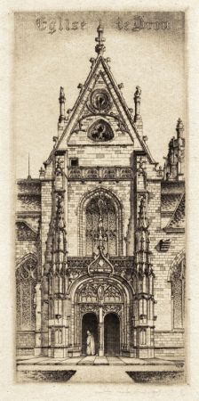Grabado Arms - Eglise de Notre Dame, Bourg-En-Bresses