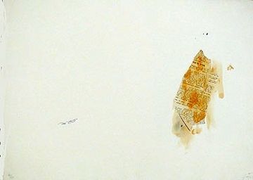 Litografía Tàpies - EL PA A LA BARCA