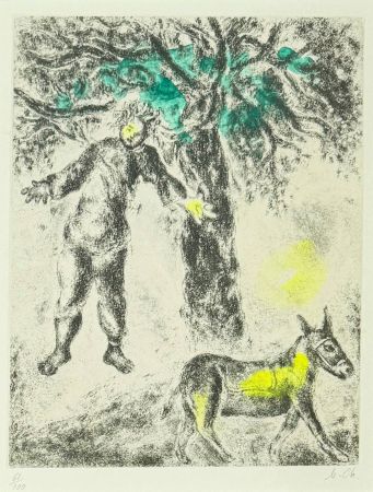 Aguafuerte Chagall - End of Absalom