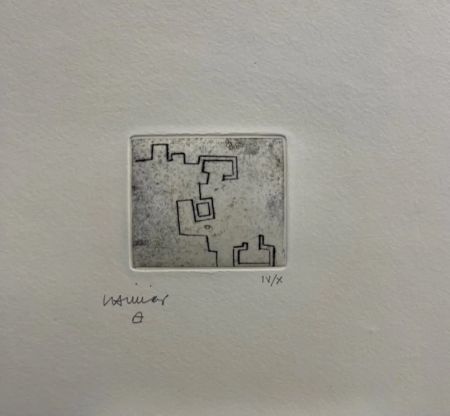 Aguafuerte Chillida - Enda VII