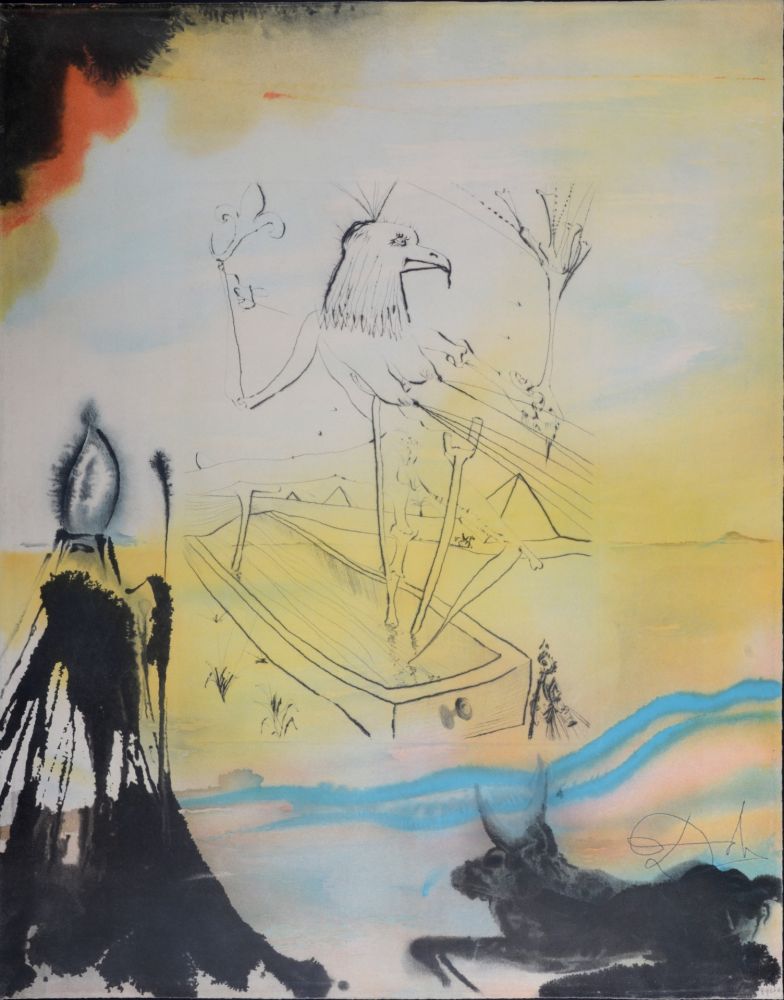 Múltiple Dali - Enlisement d'Horus, 1974 - Hand-signed & numbered - One of Salvador Dali's most impressive series!