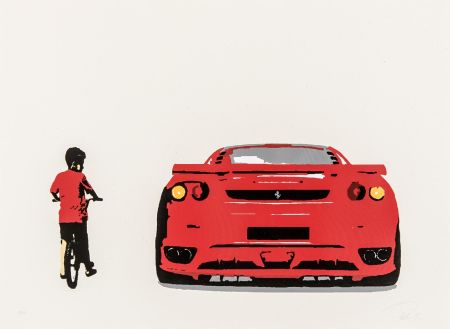 Serigrafía Plastic - Envy (Ferrari)