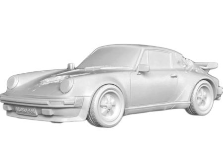 Múltiple Arsham - Eroded 911 Turbo Figure (white)