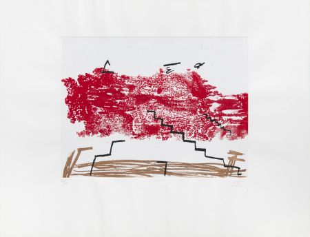 Grabado Tàpies - Escalier 