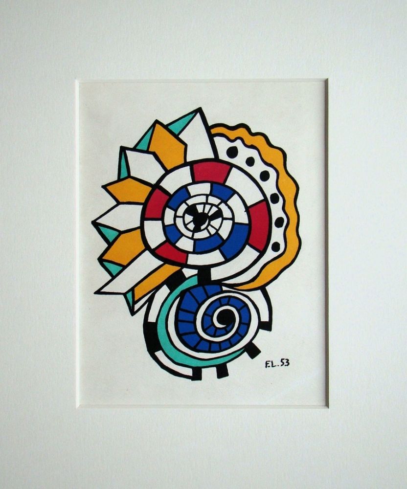 Litografía Léger (After) - Escargot, 1953