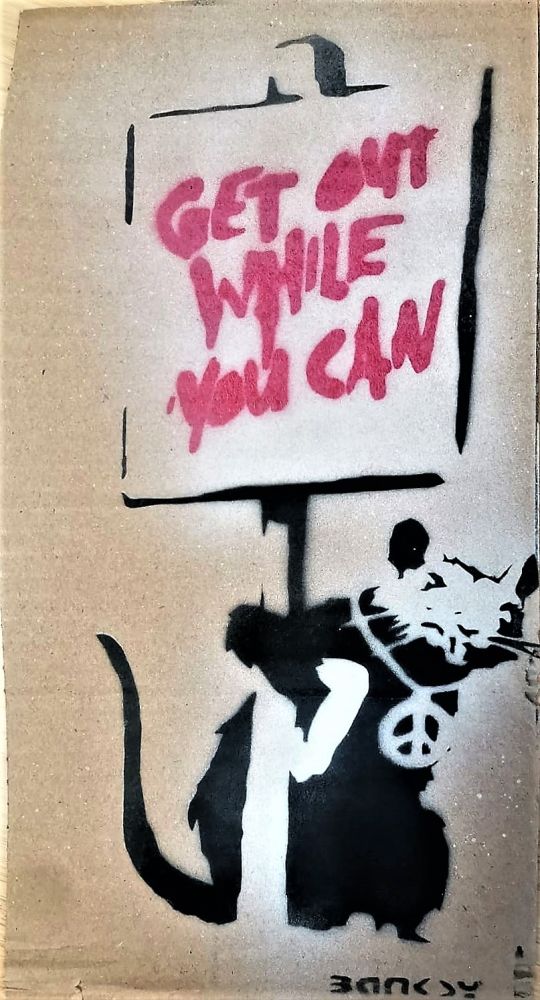 Múltiple Banksy - Esci finché puoi...
