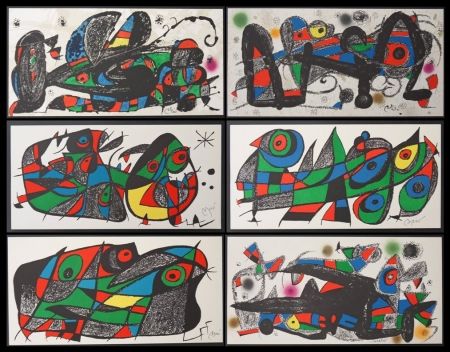 Litografía Miró - Escultor - 7 lithos